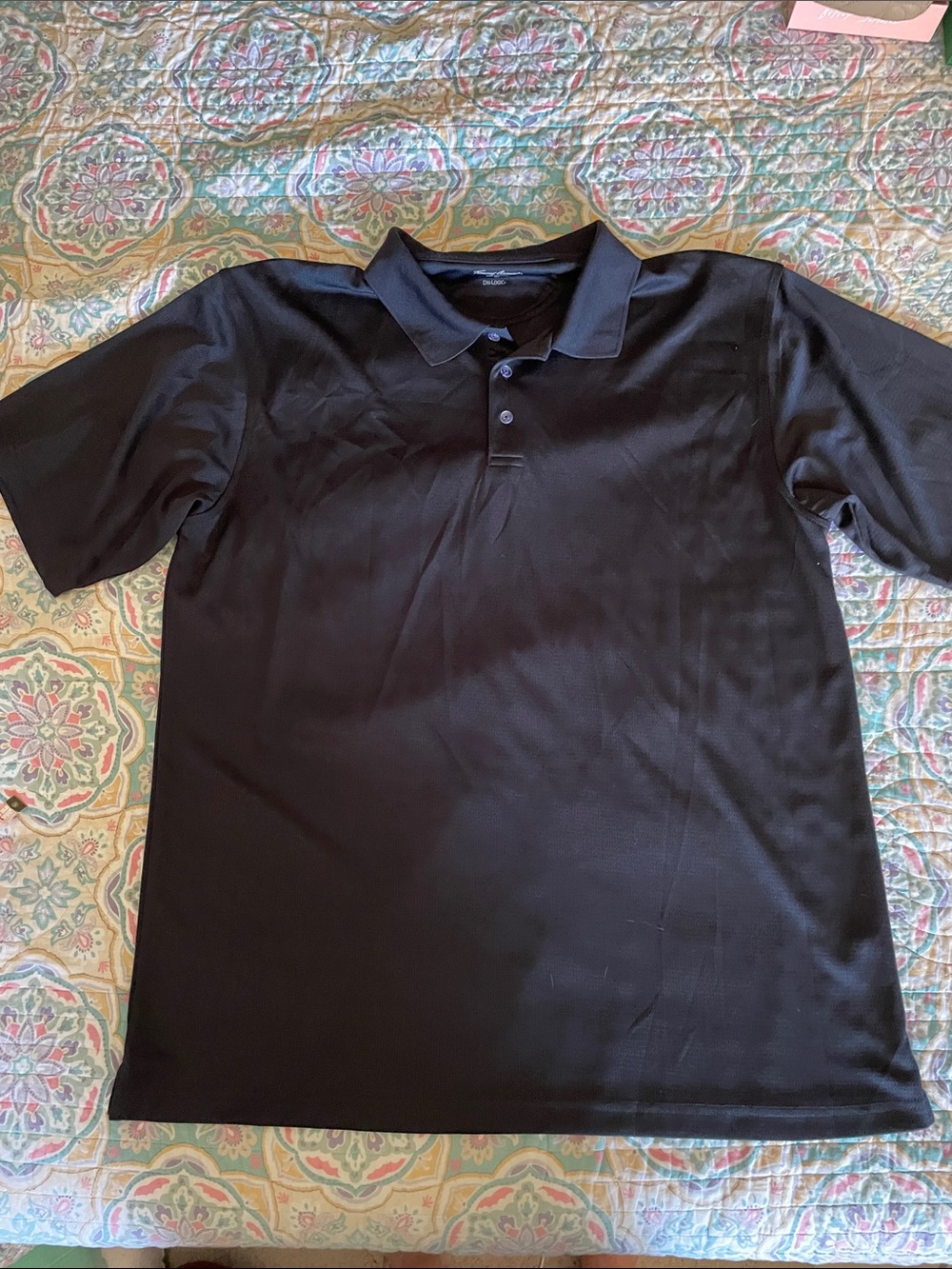 Tommy Armour Men’s Black Short-Sleeve Dri-Logic Polo XXL